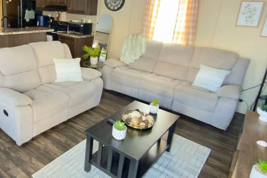 Bright living room